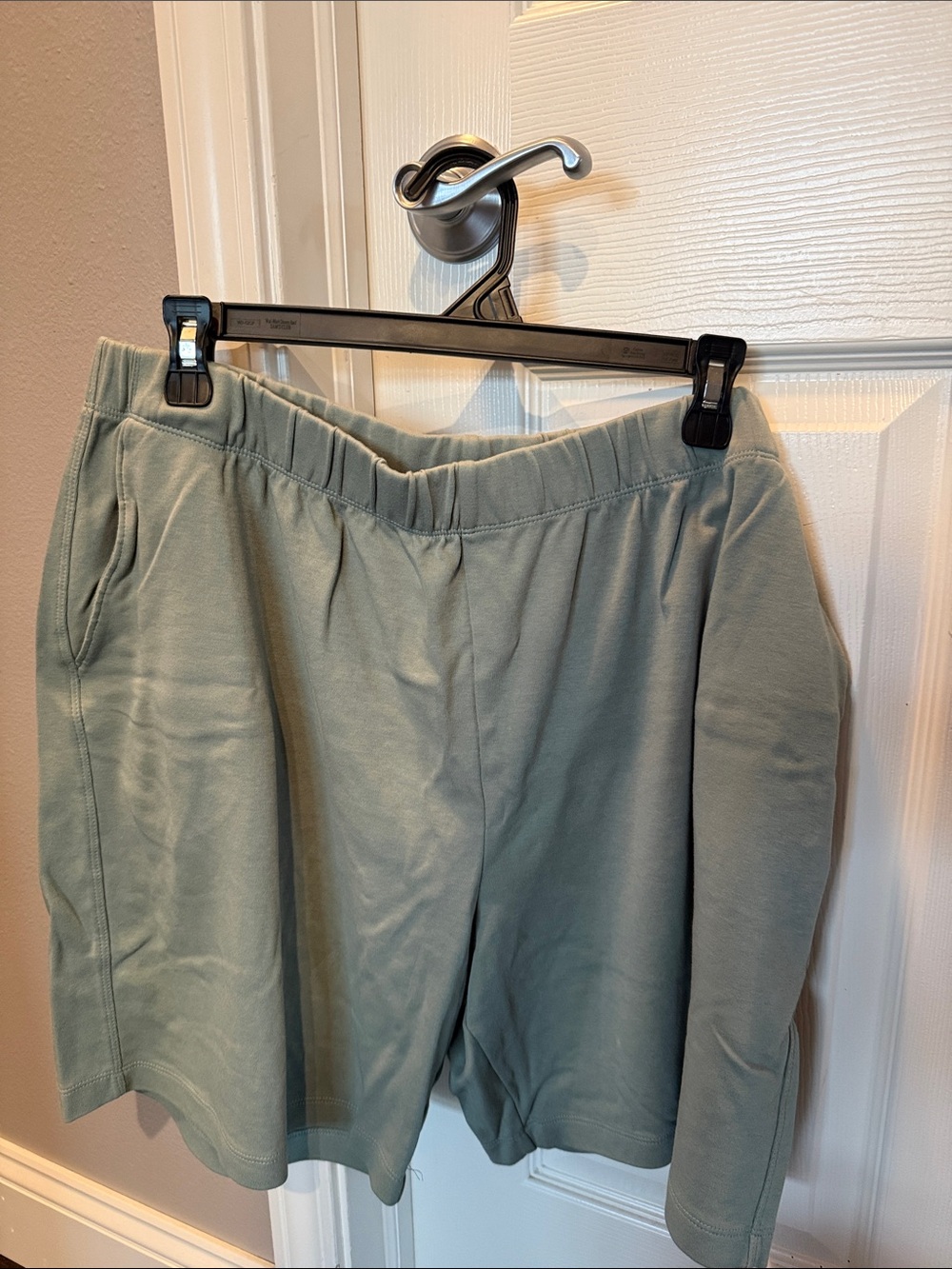 Lands' End Sage Green Athletic Pull-On Shorts